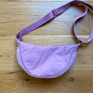 UNIQLO Nylon Round Mini Shoulder Bag, purple